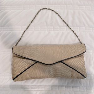 Bcbgmaxaria Nude Clutch